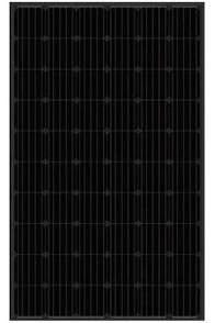 250w - 290w 모든 검은 태양 전지 패널 단결성 태양 전지 패널