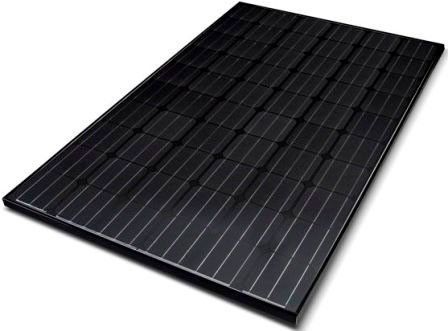 250w 29.5V 완전 블랙 태양광 블랙 폴리 크리스탈린 태양전지 IP65