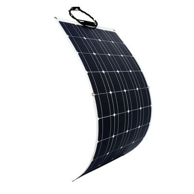 가볍고 설치가 쉬운 100W 12v 반 유연성 태양 전지 패널