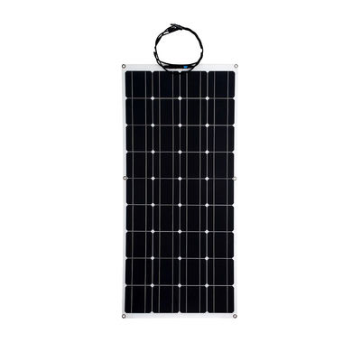 가볍고 설치가 쉬운 100W 12v 반 유연성 태양 전지 패널