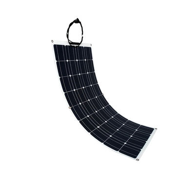 가볍고 설치가 쉬운 100W 12v 반 유연성 태양 전지 패널