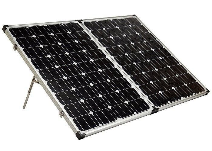 160w 17.46V 접는 태양 전지 패널 캠핑 고전력 태양 전지 패널 CE RV용
